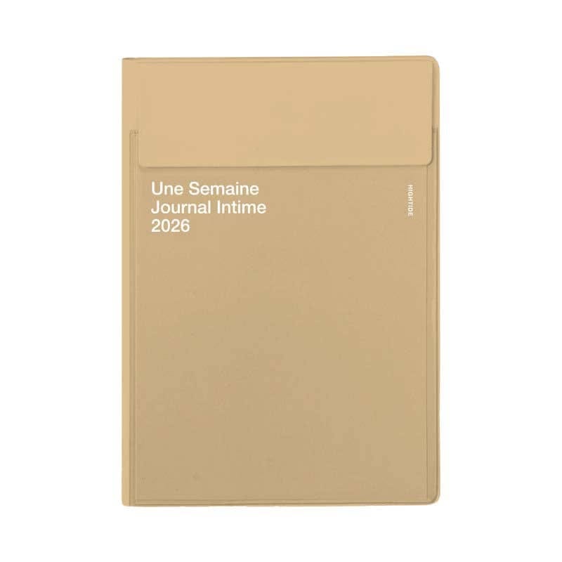 Hightide USA Beige 2026 Weekly Planner Iris B6