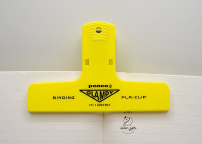 Hightide USA book accessories Neon Yellow PENCO Plastic Clip