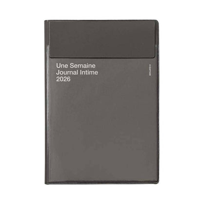 Hightide USA Charcoal Gray 2026 Weekly Planner Iris B6