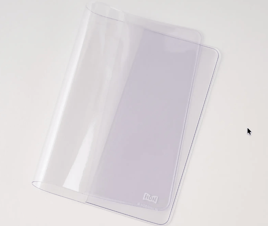 Hightide USA Notebook Covers PREORDER - Hobonichi Techo Accessories - Clear Cover for A5 Size HON