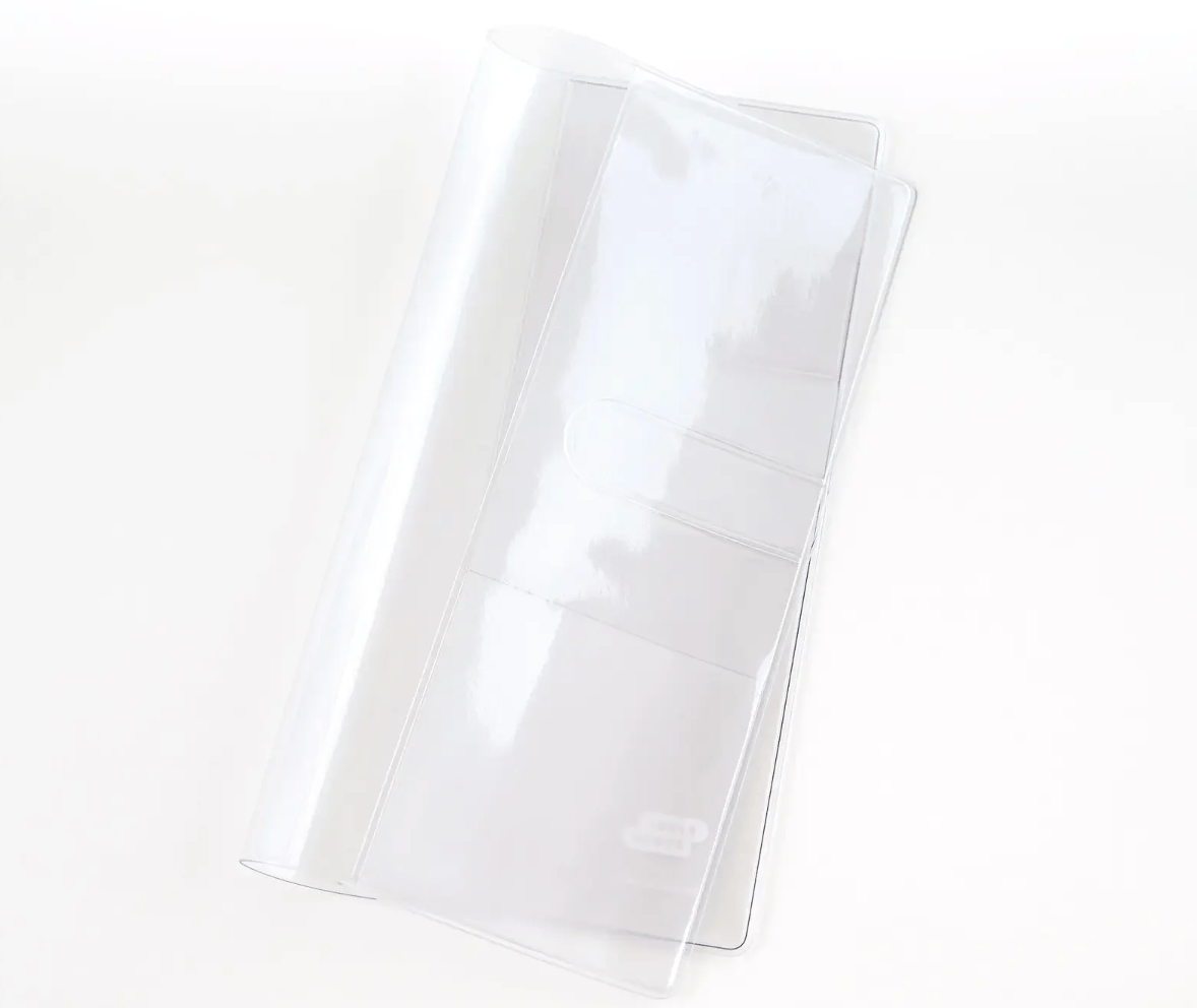 Hightide USA Notebook Covers PREORDER - Hobonichi Techo Accessories - Clear Cover for Weeks & Weeks MEGA
