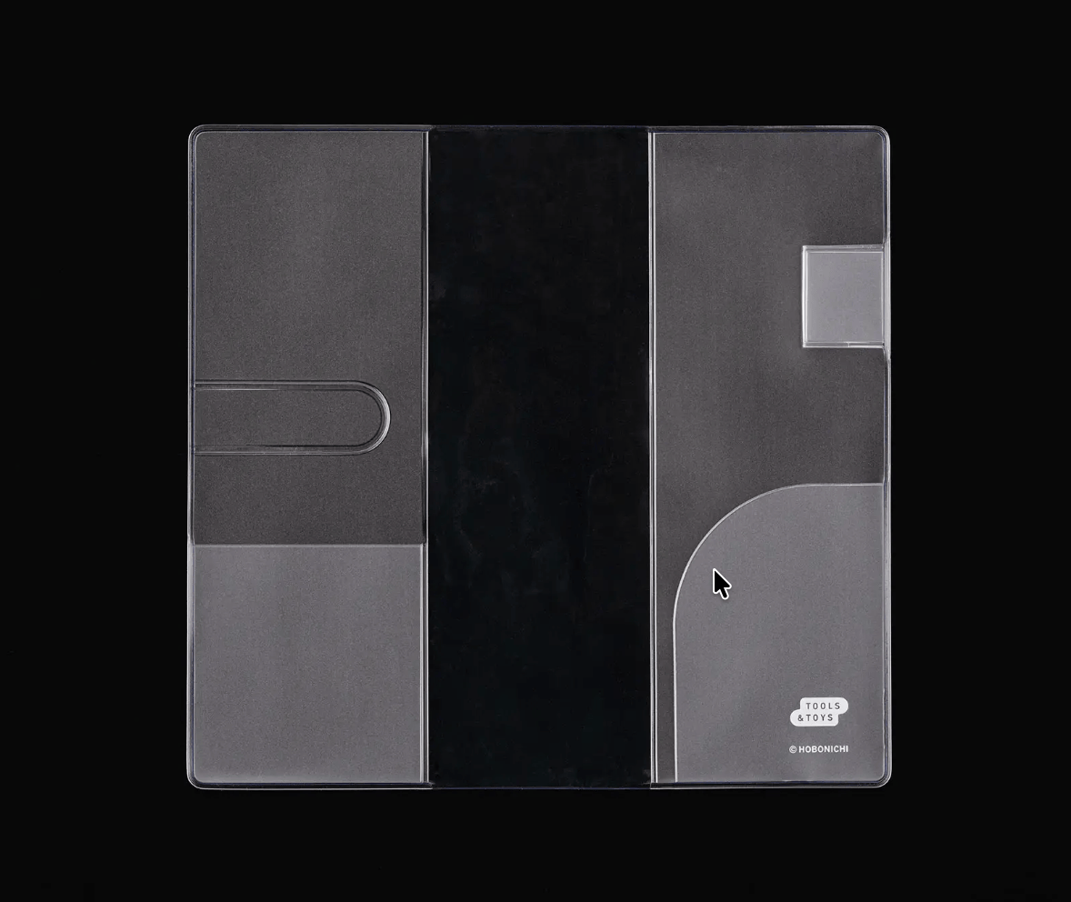 Hightide USA Notebook Covers PREORDER - Hobonichi Techo Accessories - Clear Cover for Weeks & Weeks MEGA
