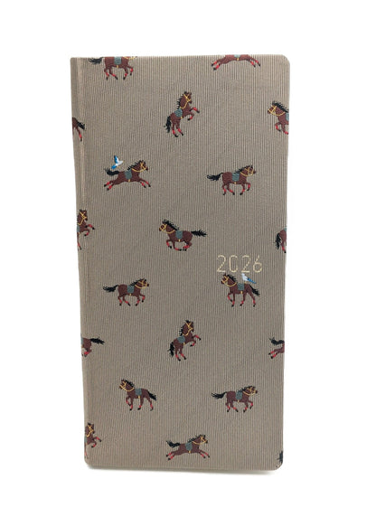 Hightide USA Notebooks & Notepads Bow & Tie Galloping Horses Hobonichi Techno 2026 Weeks: MEGA