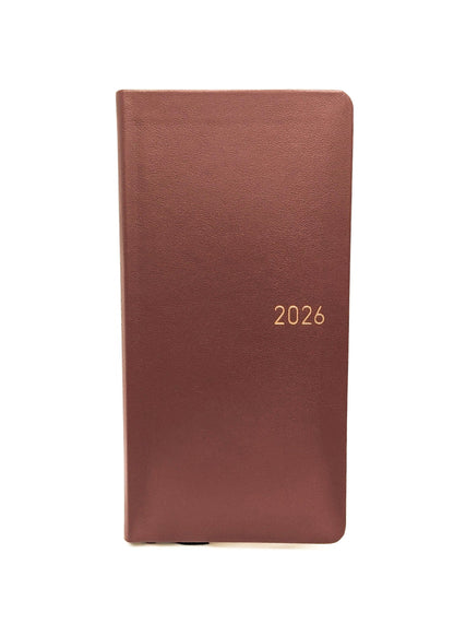 Hightide USA Notebooks & Notepads Hobonichi Techno 2026 Weeks: Leather