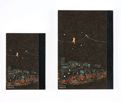 Hightide USA Notebooks & Notepads PREORDER - Hobonichi Techo Accessories - Hiroko Kubota: Hobonichi Graph Notebook - A6 - Another Night of Falling Star Sparklers