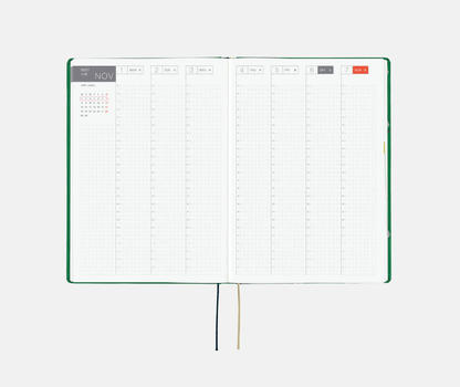 Hightide USA Planners PREORDER - Hobonichi Techo 2027 HON A5 Bow & Tie: Sheep Sheep Sheep