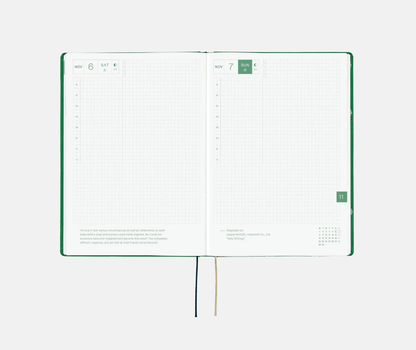 Hightide USA Planners PREORDER - Hobonichi Techo 2027 HON A5 Bow & Tie: Sheep Sheep Sheep