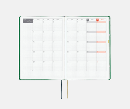 Hightide USA Planners PREORDER - Hobonichi Techo 2027 HON A5 Bow & Tie: Sheep Sheep Sheep