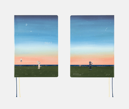 Hightide USA Planners PREORDER - Hobonichi Techo 2027 HON A5 Hiroko Kubota: String Telephone Until the Moon is Full