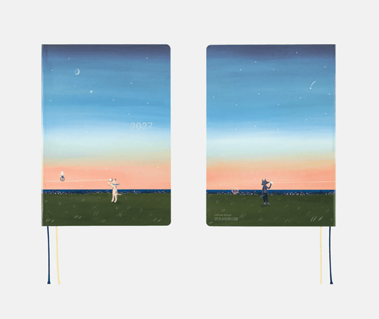 Hightide USA Planners PREORDER - Hobonichi Techo 2027 HON A5 Hiroko Kubota: String Telephone Until the Moon is Full