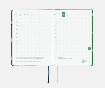 Hightide USA Planners PREORDER - Hobonichi Techo 2027 HON A6 Bow & Tie: Sheep Sheep Sheep