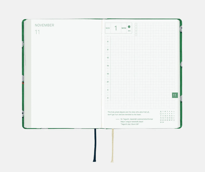 Hightide USA Planners PREORDER - Hobonichi Techo 2027 HON A6 Bow & Tie: Sheep Sheep Sheep