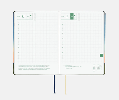 Hightide USA Planners PREORDER - Hobonichi Techo 2027 HON A6 Hiroko Kubota: String Telephone Until the Moon is Full
