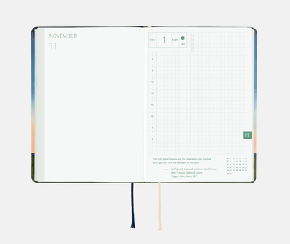 Hightide USA Planners PREORDER - Hobonichi Techo 2027 HON A6 Hiroko Kubota: String Telephone Until the Moon is Full