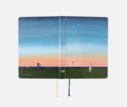 Hightide USA Planners PREORDER - Hobonichi Techo 2027 HON A6 Hiroko Kubota: String Telephone Until the Moon is Full