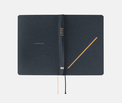 Hightide USA Planners PREORDER - Hobonichi Techo 2027 HON A6 Slash: Navy