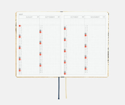 Hightide USA Planners PREORDER - Hobonichi Techo 2027 HON A6 The V&A Series: Vine