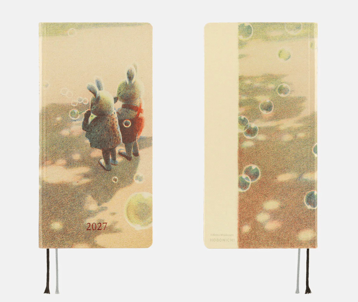 Hightide USA Planners PREORDER - Hobonichi Techo 2027 Weeks Akiko Miyakoshi: Once, in Spring