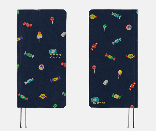 Hightide USA Planners PREORDER - Hobonichi Techo 2027 Weeks Bow & Tie: Candy Dream