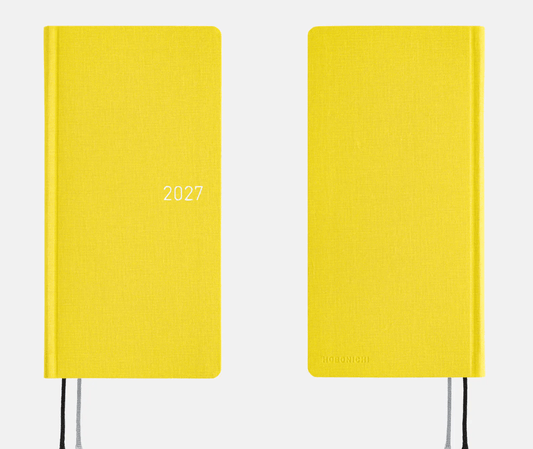 Hightide USA Planners PREORDER - Hobonichi Techo 2027 Weeks Colors: Canaria Yellow