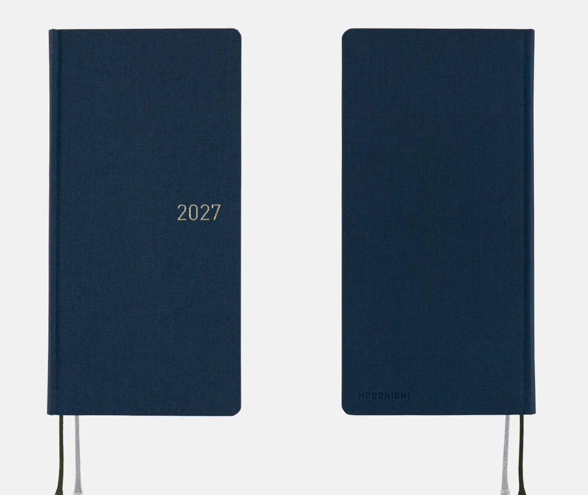 Hightide USA Planners PREORDER - Hobonichi Techo 2027 Weeks Colors: Midnight Blue