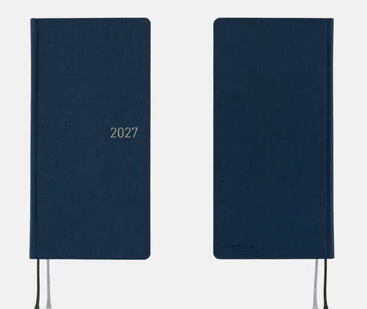 Hightide USA Planners PREORDER - Hobonichi Techo 2027 Weeks Colors: Midnight Blue