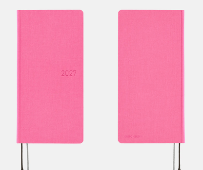 Hightide USA Planners PREORDER - Hobonichi Techo 2027 Weeks Colors: Pink Sapphire