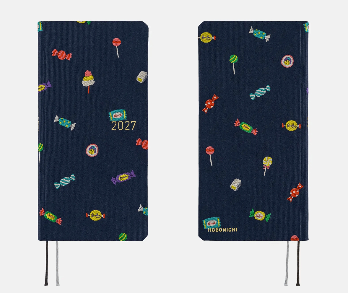 Hightide USA Planners PREORDER - Hobonichi Techo 2027 Weeks MEGA Bow & Tie: Candy Dream