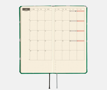 Hightide USA Planners PREORDER - Hobonichi Techo 2027 Weeks MEGA Bow & Tie: Sheep Sheep Sheep