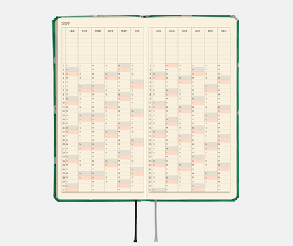 Hightide USA Planners PREORDER - Hobonichi Techo 2027 Weeks MEGA Bow & Tie: Sheep Sheep Sheep