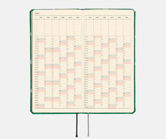 Hightide USA Planners PREORDER - Hobonichi Techo 2027 Weeks MEGA Bow & Tie: Sheep Sheep Sheep