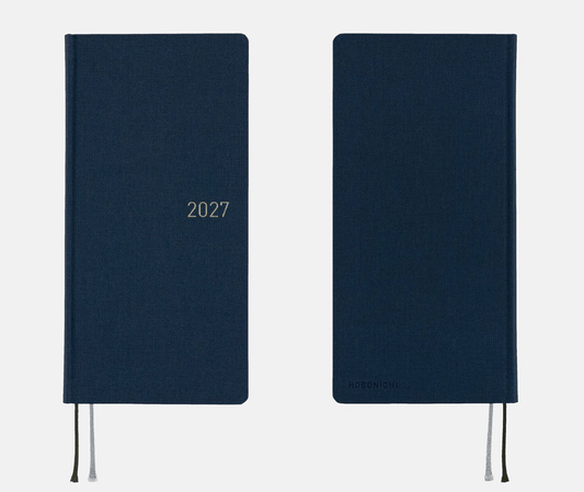 Hightide USA Planners PREORDER - Hobonichi Techo 2027 Weeks MEGA Colors: Midnight Blue