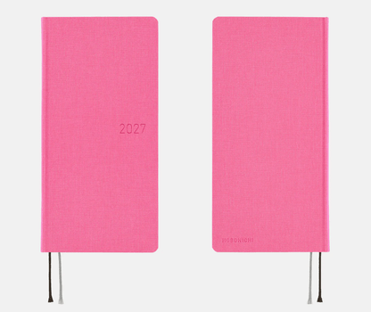 Hightide USA Planners PREORDER - Hobonichi Techo 2027 Weeks MEGA Colors: Pink Sapphire