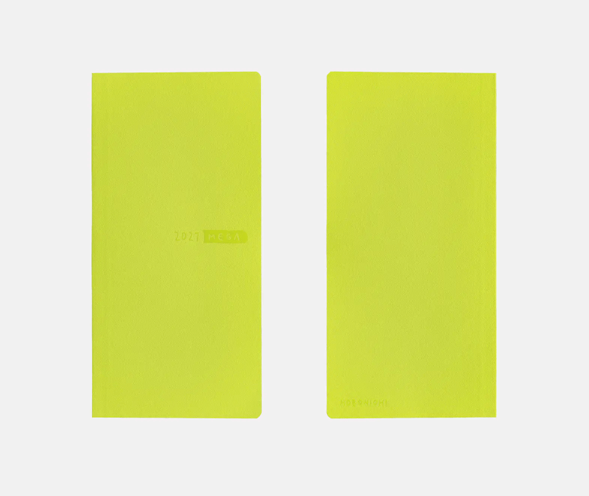 Hightide USA Planners PREORDER - Hobonichi Techo 2027 Weeks MEGA Sneaker: Lime Green