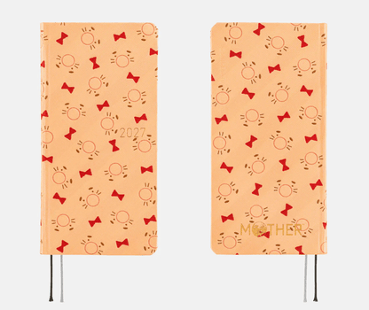 Hightide USA Planners PREORDER - Hobonichi Techo 2027 Weeks MOTHER: Mr. Saturn Pattern