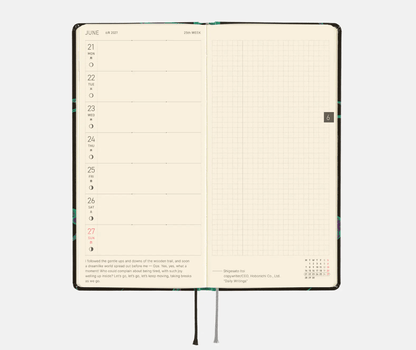 Hightide USA Planners PREORDER - Hobonichi Techo 2027 Weeks Natal Design: Lucky Swallow