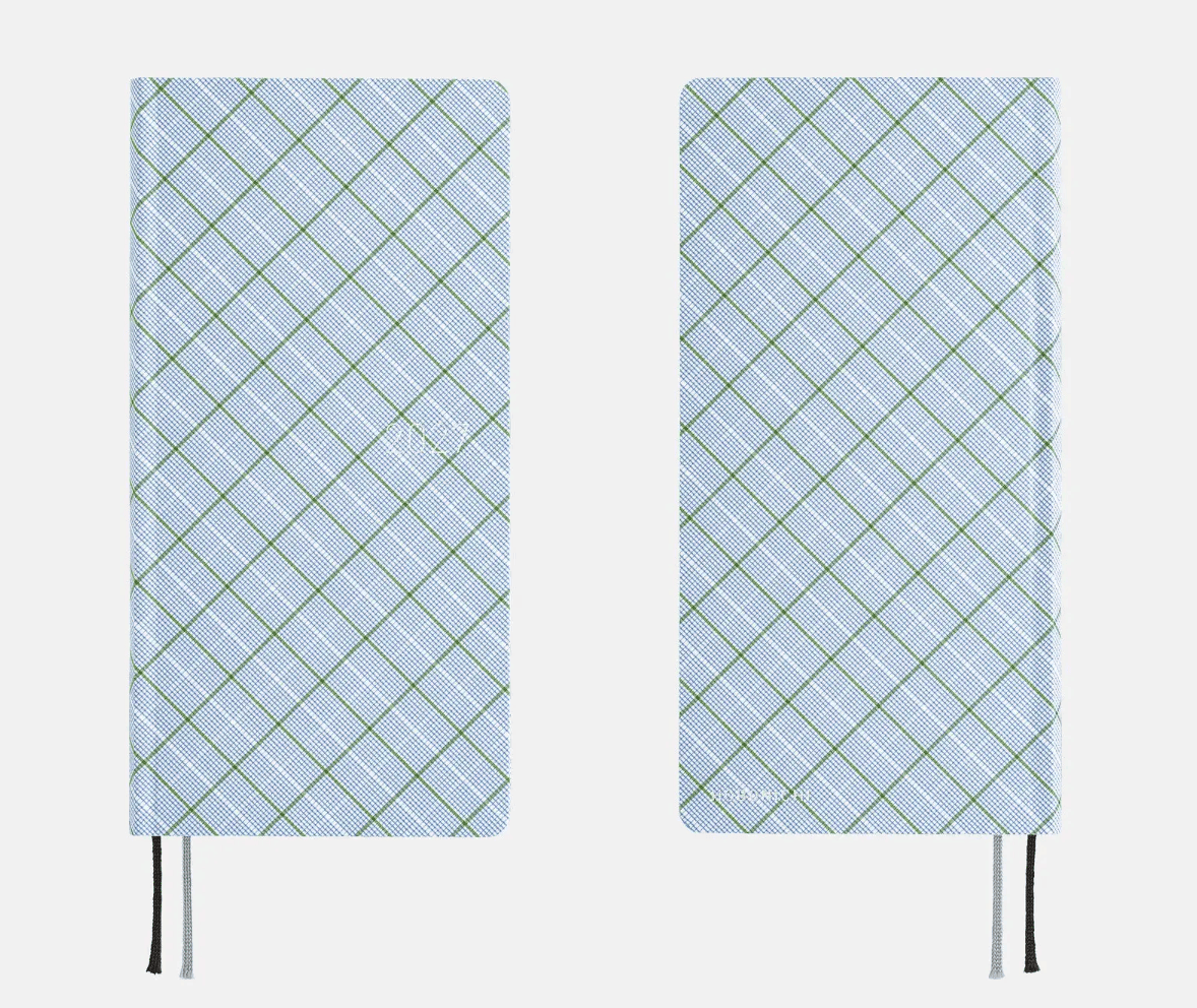 Hightide USA Planners PREORDER - Hobonichi Techo 2027 Weeks Shirt Fabric: Graph Plaid