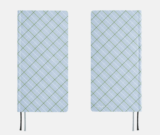 Hightide USA Planners PREORDER - Hobonichi Techo 2027 Weeks Shirt Fabric: Graph Plaid