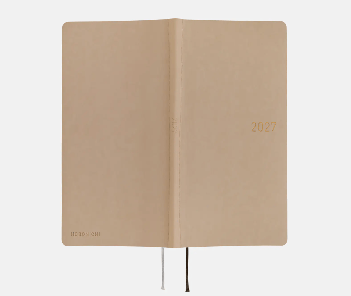 Hightide USA Planners PREORDER - Hobonichi Techo 2027 Weeks Smooth: Cafe au Lait