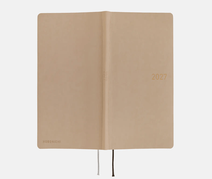 Hightide USA Planners PREORDER - Hobonichi Techo 2027 Weeks Smooth: Cafe au Lait