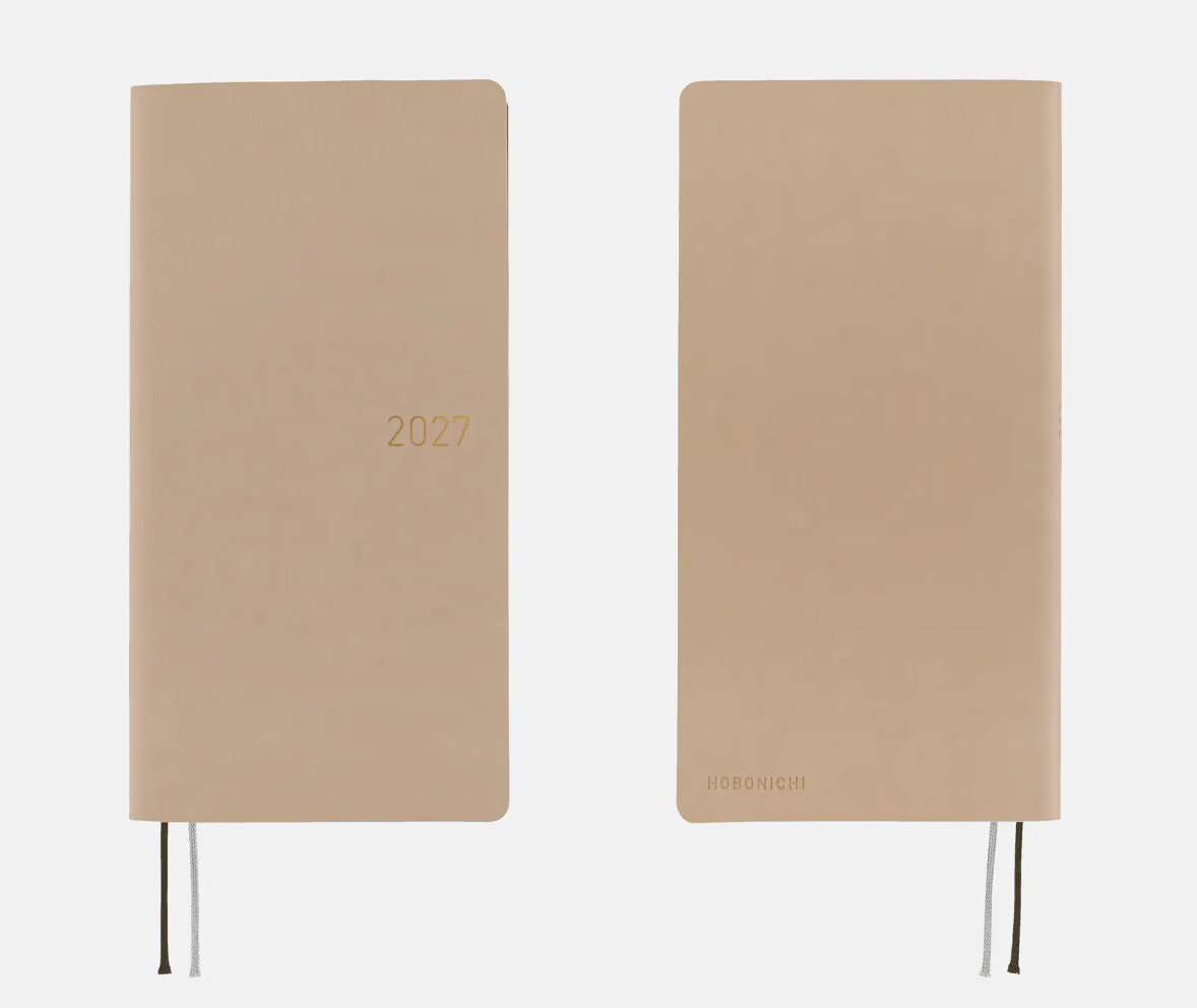 Hightide USA Planners PREORDER - Hobonichi Techo 2027 Weeks Smooth: Cafe au Lait