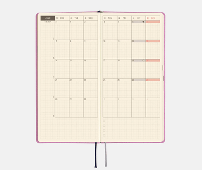 Hightide USA Planners PREORDER - Hobonichi Techo 2027 Weeks Smooth: Lavender Milk