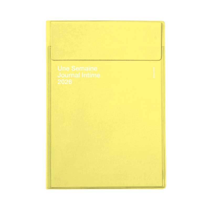 Hightide USA Yellow 2026 Monthly Planner Iris B6