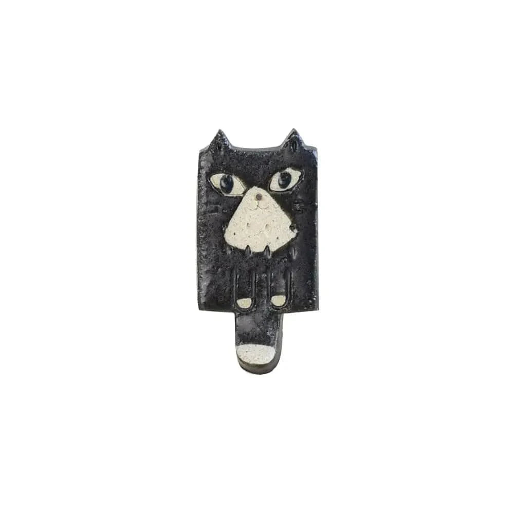 IPPINSHA CO.,LTD Chopsticks & Chopstick Rests Handmade black cat chopstick rest Handmade Square Cat Chopstick Rests