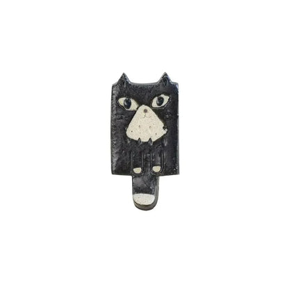 IPPINSHA CO.,LTD Chopsticks & Chopstick Rests Handmade black cat chopstick rest Handmade Square Cat Chopstick Rests