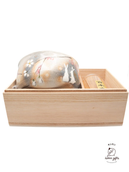 ISHIMARU TOGEI Co., Ltd. Hasami-ware - Cherry Pika - Matcha Bowl with Whisk