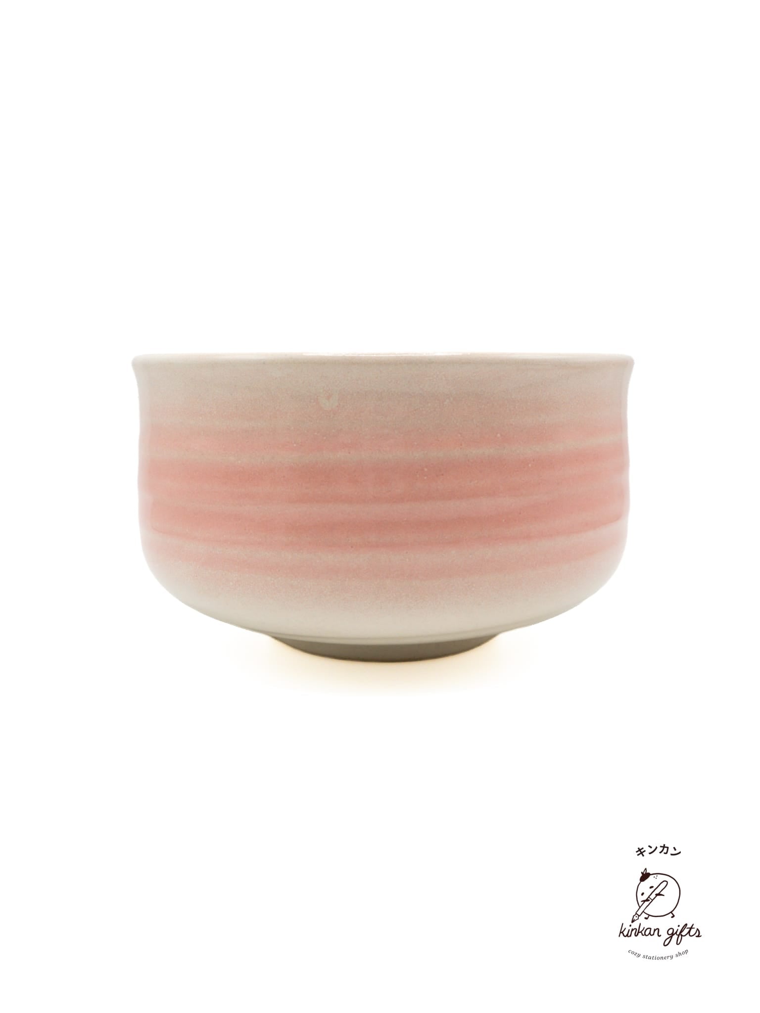 ISHIMARU TOGEI Co., Ltd. Hasami-ware - Pink Blast - Matcha Bowl with Whisk