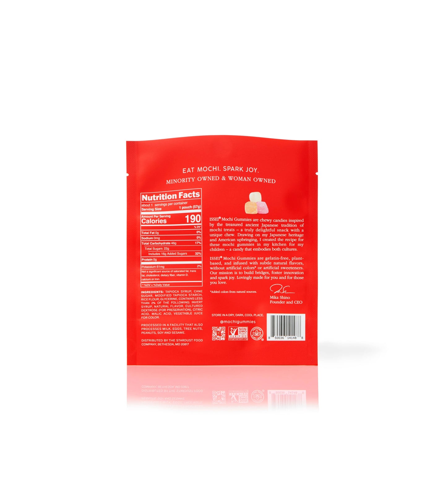 Issei Mochi Gummies Sour Cherry SMALL (2oz)