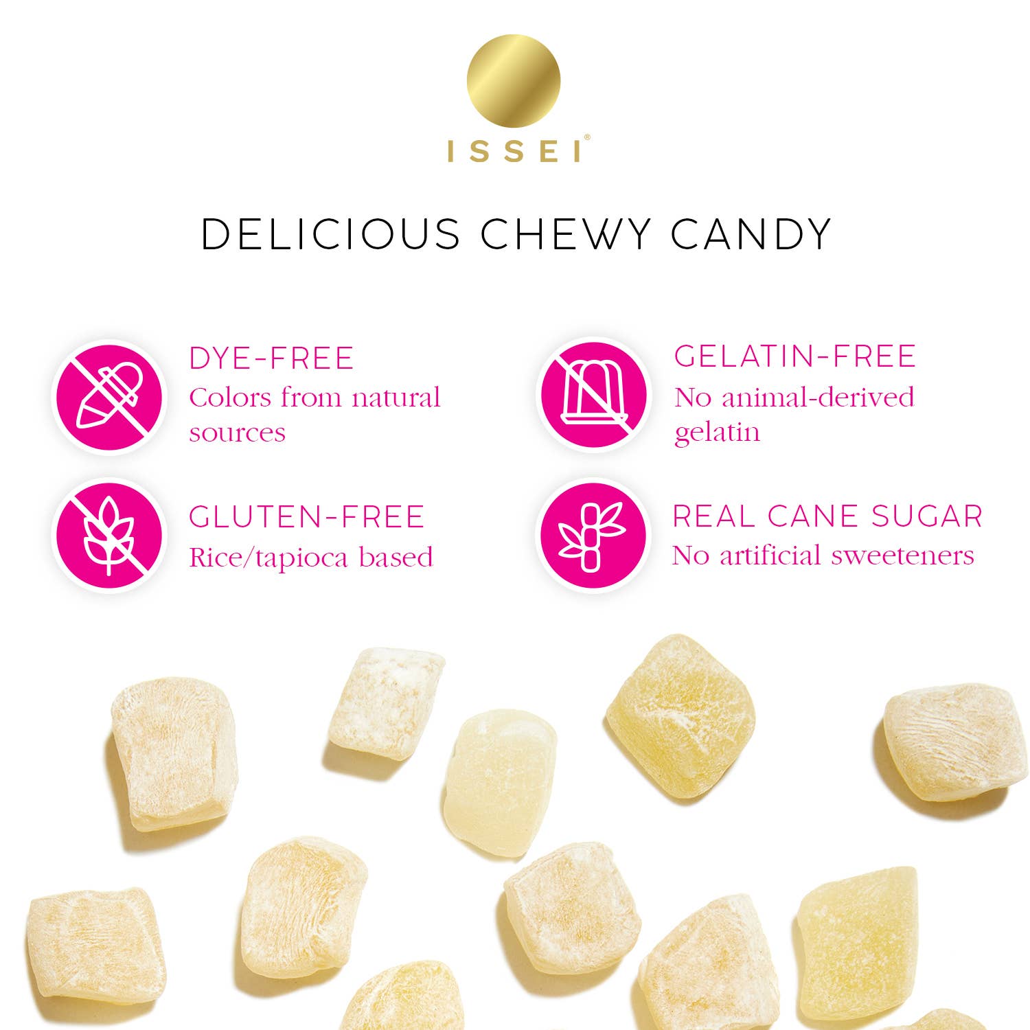 Issei Mochi Gummies Yuzu SMALL (2 oz)
