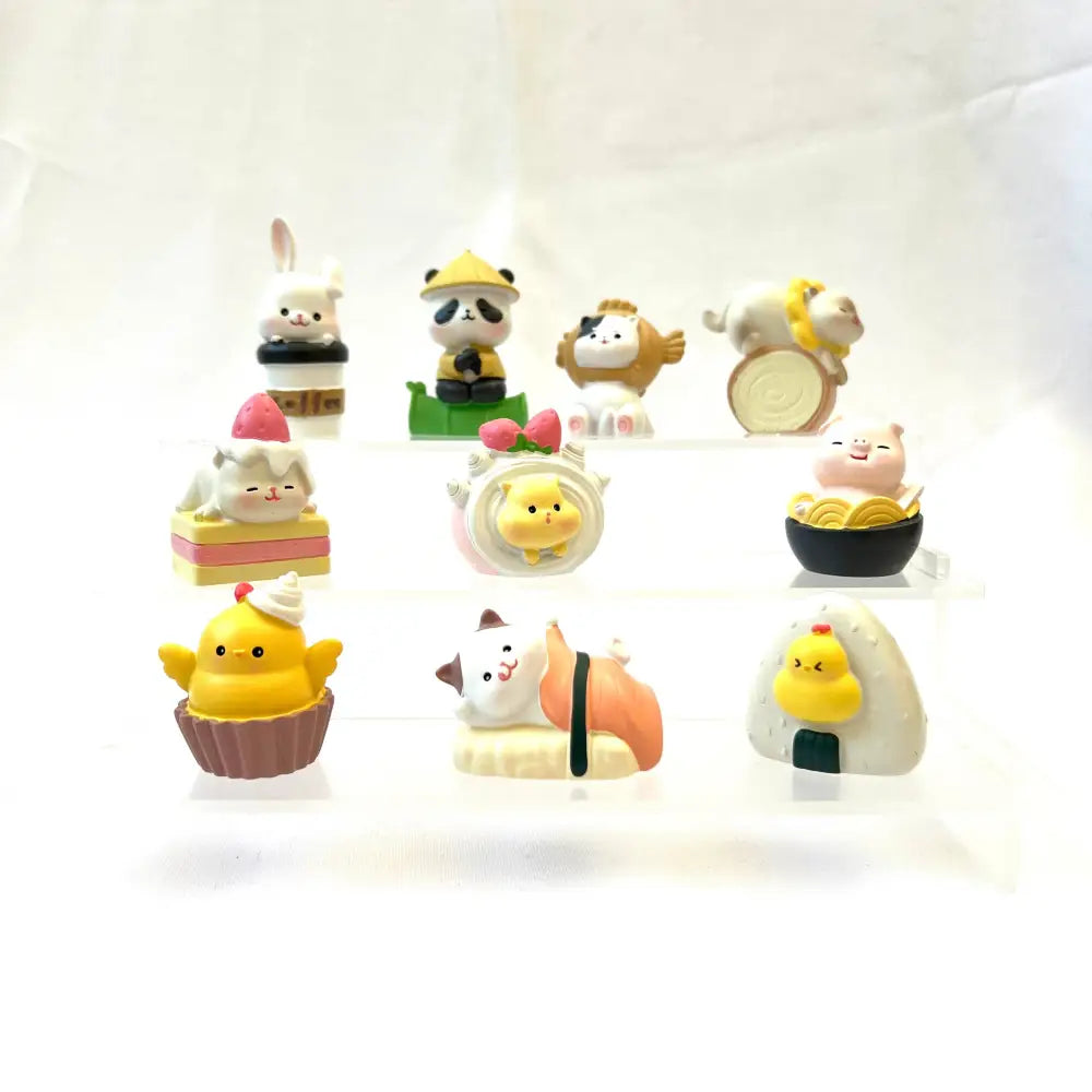 Japanese Restaurant Animal Figurines - Blind Box